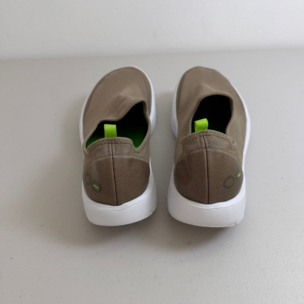 OOFOS‎ OOmg Low Shoe W 8 39 Recovery Slip On Khaki Green Sneakers - Picture 4 of 8